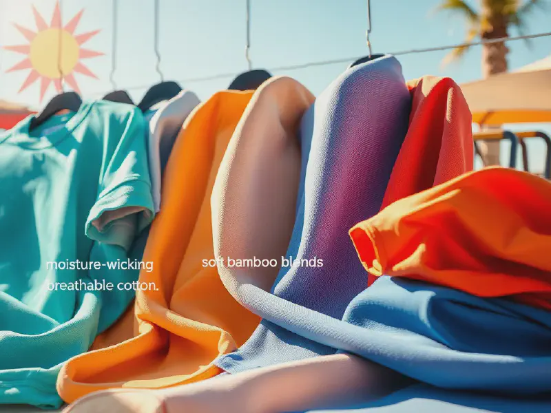 Top Gym Shirt Fabrics for Comfort During Hot Weather